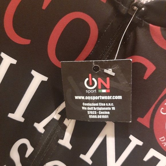 Maglia bici CHIANTI CLASSICO(ON) Racing Jersey BlkSlim Fit- Unisex NWT RARE - Picture 8 of 11